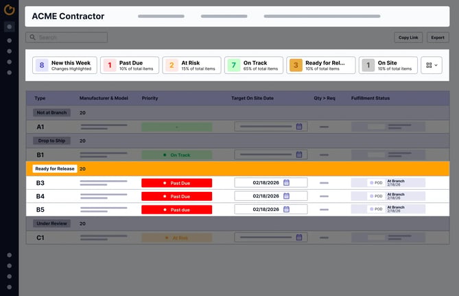 Give contractors self-service order visibility