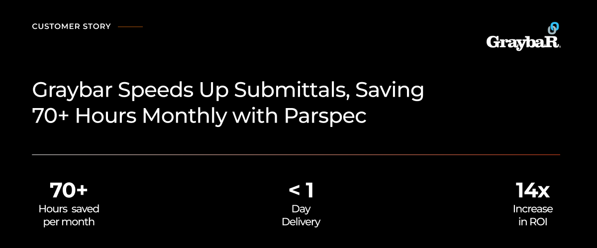 Graybar Submittals Savings (1)