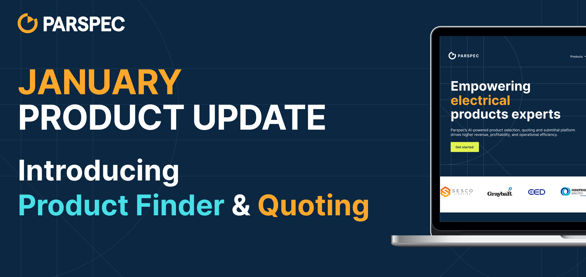 January Product Update/Introducing Product Finder and Quoting
